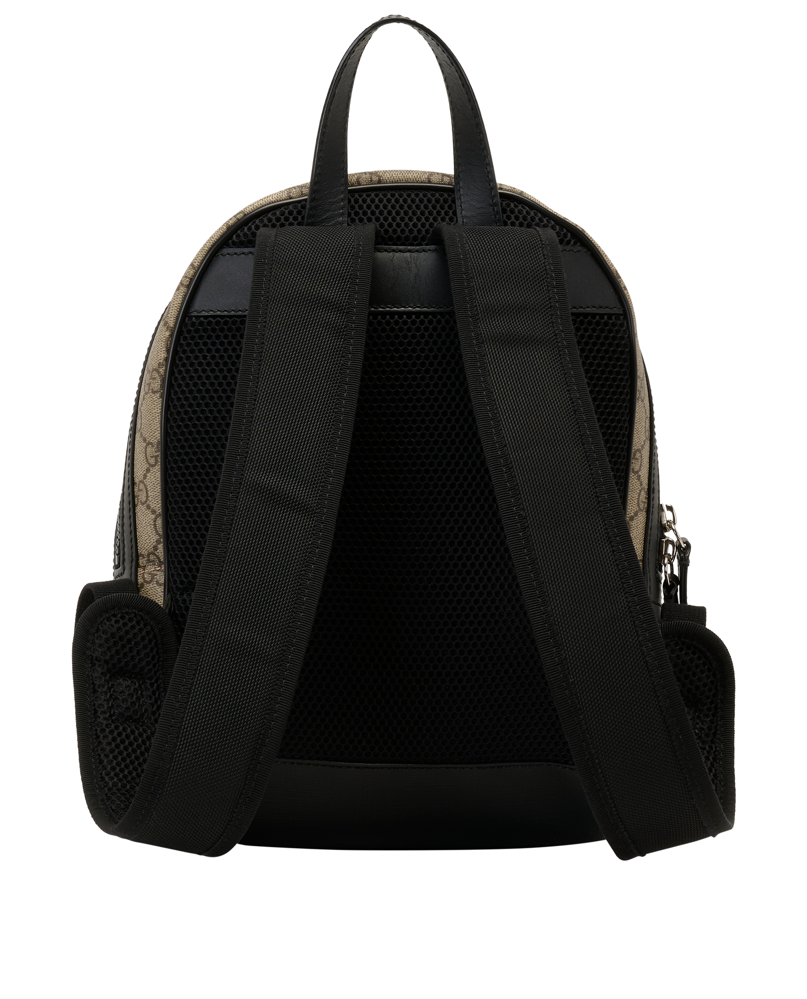 Small GG Supreme Backpack, &pound;520, Handbags, Beige/Black, Canvas, Back view